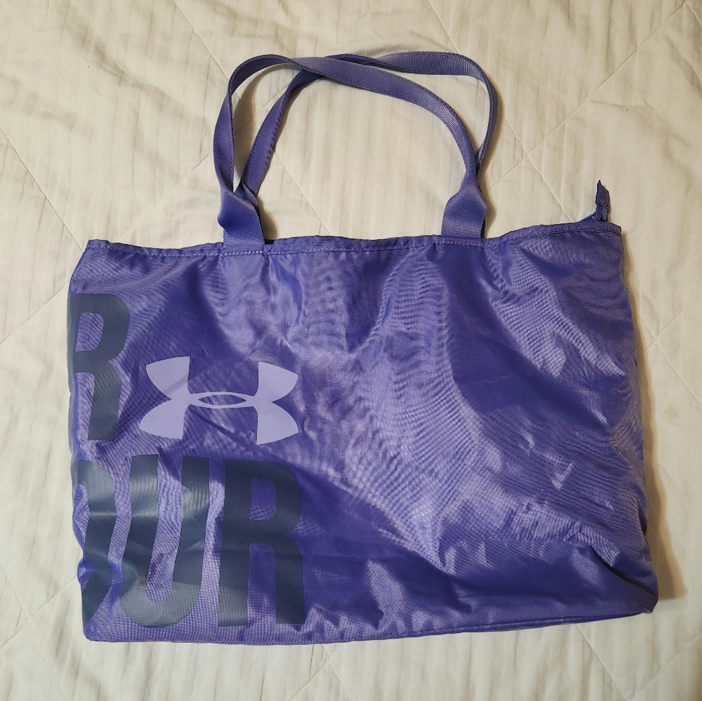 Cute purple tote bag.